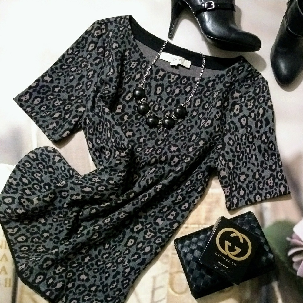 Ann Taylor Loft Leopard Top